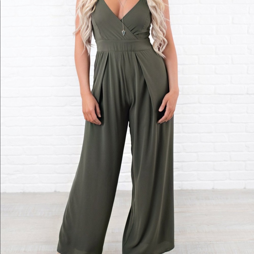 Olive jumpsuit